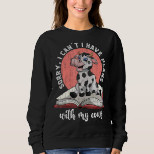 Bauer Buchwürmer Niedliches Zuchttierbuch Sweatshirt