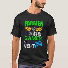 Bauer by Day Gamer by Night T-Shirt