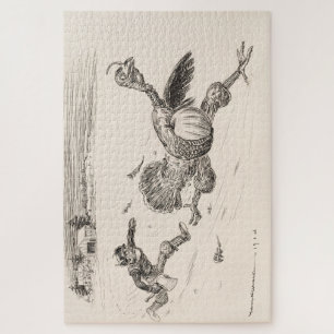 Bauer Chasing Turkey - William Walker Puzzle