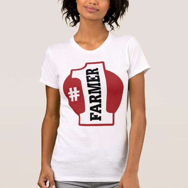 Bauer der Nr.-1 T-Shirt (Vorderseite)