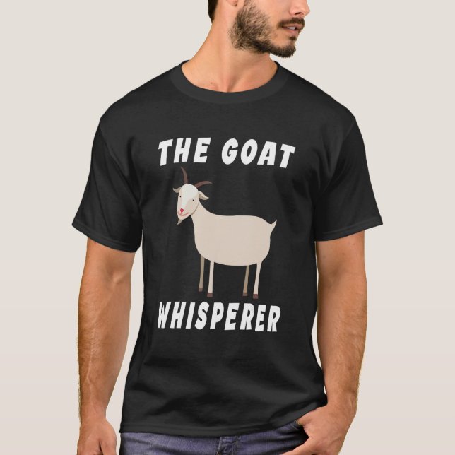 Bauer der Ziegenflüsterziege 1 T-Shirt (Vorderseite)