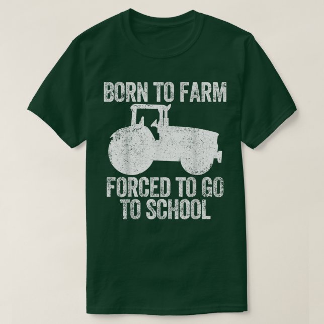 Bauer der Zugmaschine T-Shirt (Design vorne)