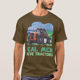 Bauer, die mit Traktoren fahren, Zucht-Zubehör T-Shirt