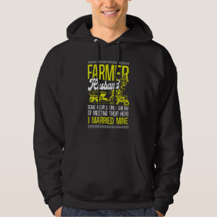Bauer Ehemann Landwirt Traktor Landwirt Ehemann Ei Hoodie