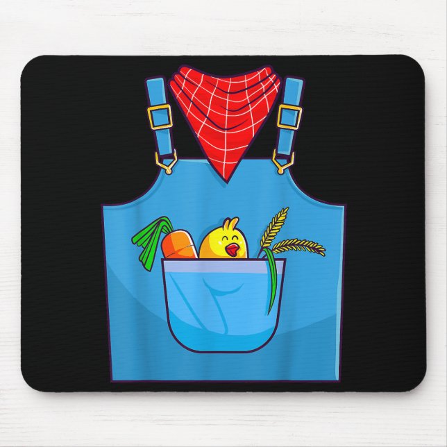 Bauer Einfache Niedliche Farm Mousepad (Vorne)