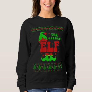 Bauer Elf Familie Match Ugly Sweater Weihnachten Sweatshirt