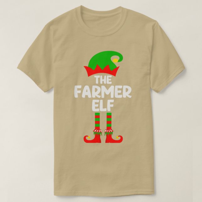 Bauer Elf Matching Family Group Weihnachts-Party P T-Shirt (Design vorne)