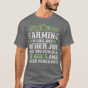 Bauer Farm Sie im Alter von 5 Jahren und nie pinke T-Shirt
