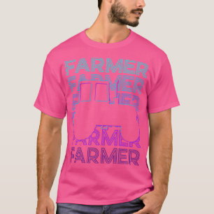 Bauer Farm Traktor Retro Geschenk T-Shirt