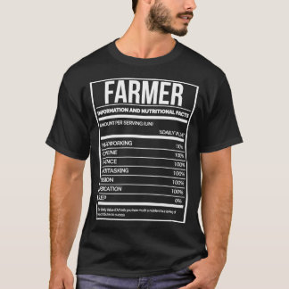 Bauer Funny Farms Nutrition Label für Frauen T-Shirt