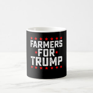 Bauer für die Präsidentschaftswahl von Trump Vinta Kaffeetasse