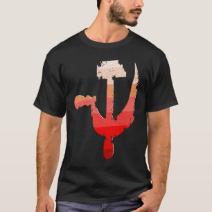 Bauer für Hammer- und Sichelarbeitskräfte T-Shirt