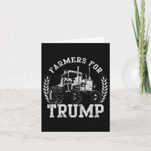 Bauer für Trump 2024 Wahl Bauer Landwirtschaft USA Karte