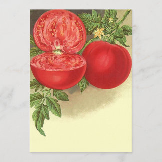 Bauer für Vintage reifen Tomaten/Paradeiser Markt Einladung