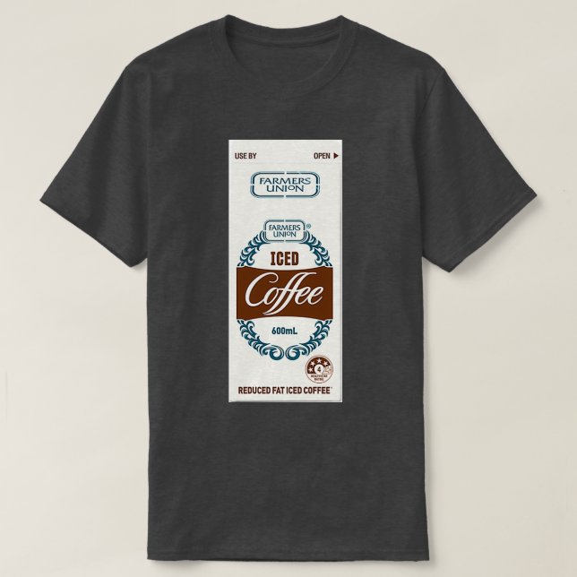 Bauer Gewerkschaft Ice Coffee Long T-Shirt (Design vorne)