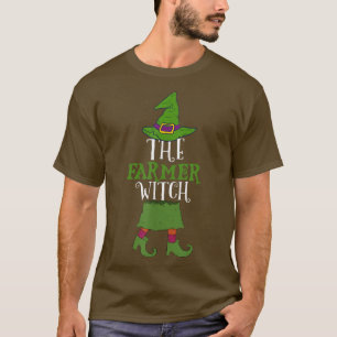 Bauer Hexenmeister Familiengruppengruppe Halloween T-Shirt