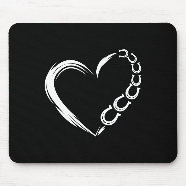 Bauer Hufeisen Ss Niedliches Pferd Mousepad (Vorne)