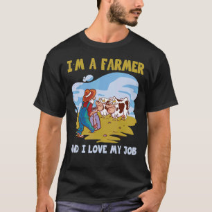 Bauer I Liebe meine Arbeit Bekleidung Männer und B T-Shirt