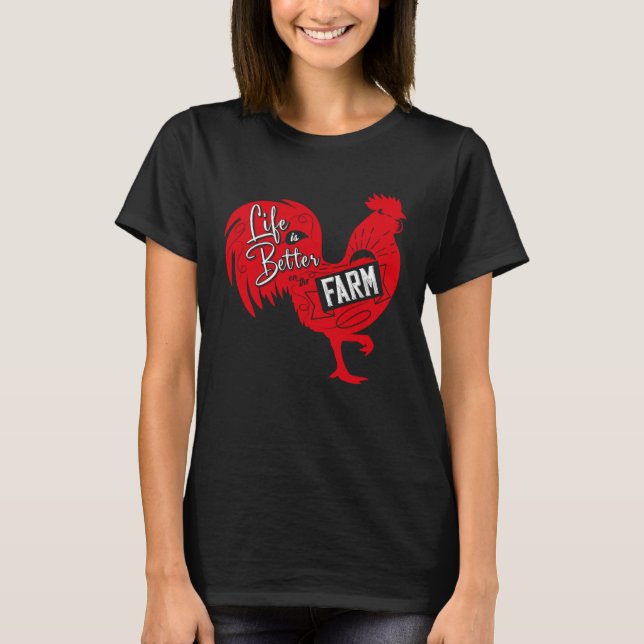 Bauer im Betriebsregister T-Shirt (Vorderseite)