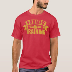 Bauer in der Ausbildung des landwirtschaftlichen F T-Shirt
