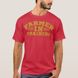 Bauer in der Ausbildung von Sohn-Kindern in der Fa T-Shirt