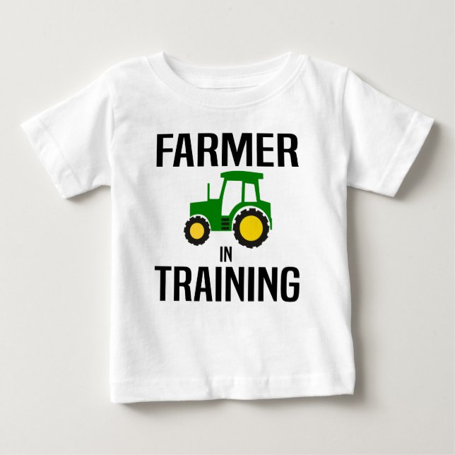 Bauer in Trainingshemd Baby T-shirt (Vorderseite)