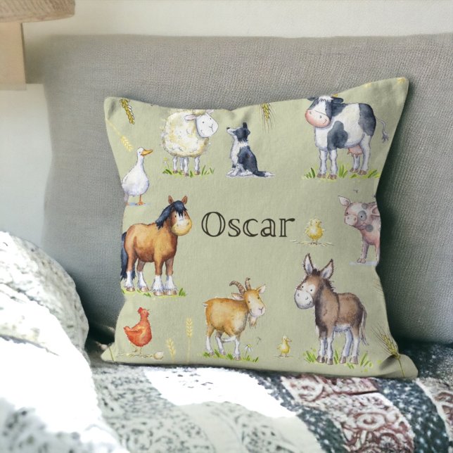 Bauer-Kissen für Kinderzimmer Kissen (Von Creator hochgeladen)