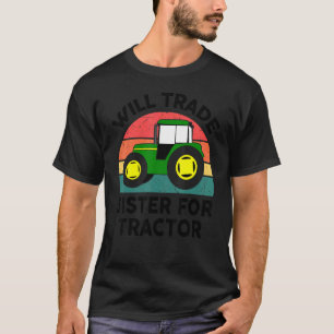 Bauer Kleinkind Jungen Kinder werden Schwester für T-Shirt