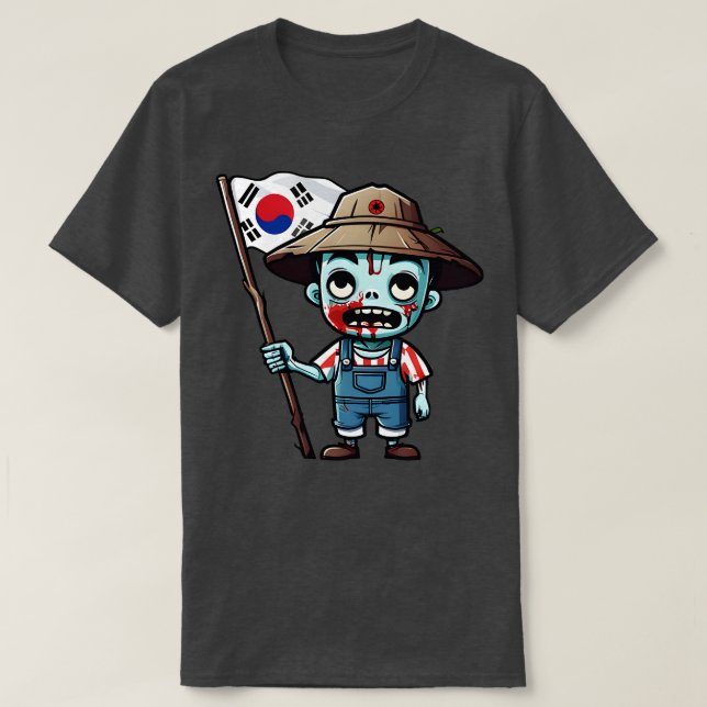 Bauer Koreanisch Zombie T-Shirt (Design vorne)