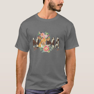 Bauer Kuh Mama Mommy Mama Geburtstagsfarm Mutterku T-Shirt