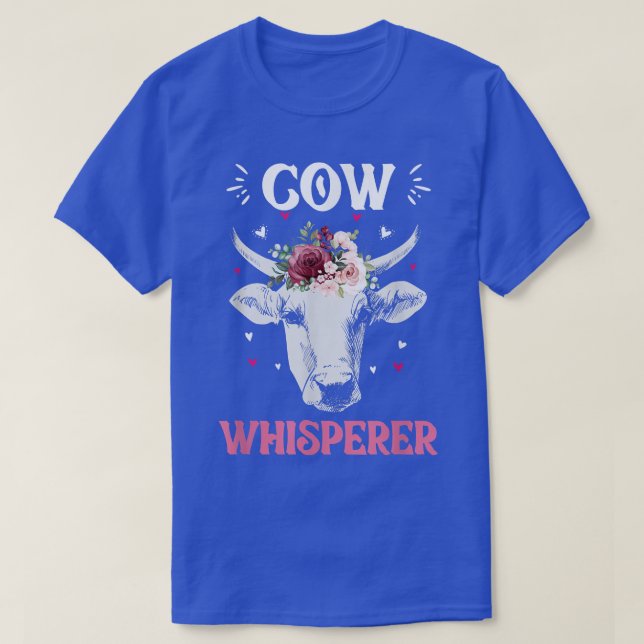 Bauer Kuh Whisperbetrieb T-Shirt (Design vorne)
