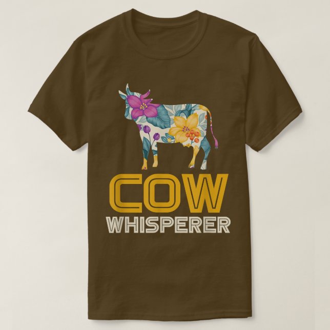 Bauer Kuh Whisperer T - Shirt (Design vorne)