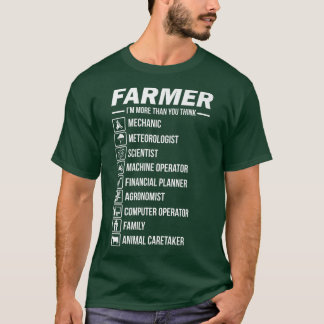 Bauer Landwirtschaftliche Bio landwirtschaftliche  T-Shirt