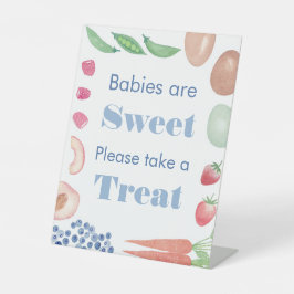 Bauer Market Baby Boy Dusche Gefälligkeitstabelle Sockelschild