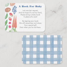 Bauer Market Baby Boy Showbuchanfrage Begleitkarte