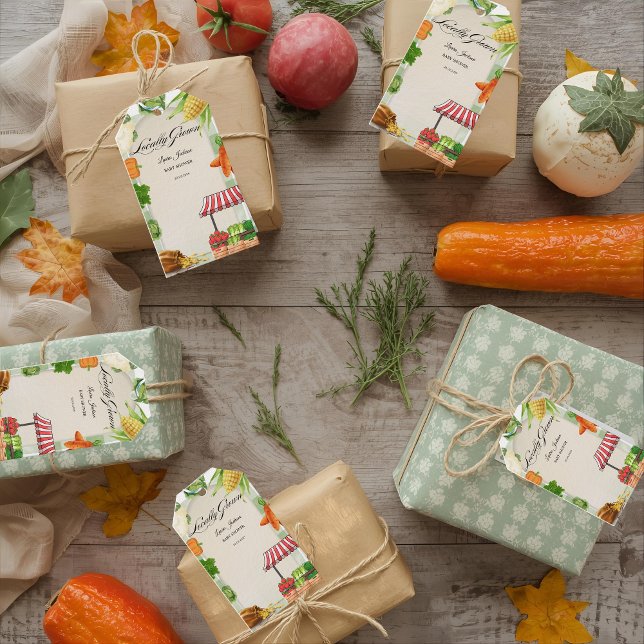 Bauer Market Baby Dusche Einladung Geschenkanhänger (Von Creator hochgeladen)