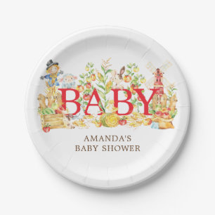 Bauer Market Baby Shower 7" Platten Pappteller