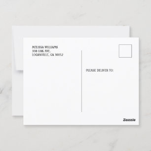 Bauer Market Baby Shower Vor-Ort Grown Baby Postkarte