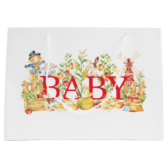 Bauer Market Baby Showroom - Neue Baby Geschenktüt Große Geschenktüte (Vorderseite)