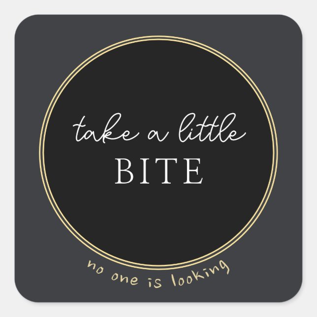 BAUER MARKET BAKERY FAIR PARTY Werbezeichen Quadratischer Aufkleber (Vorderseite)