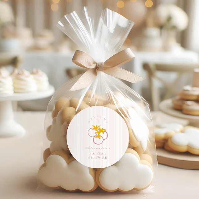 Bauer Market Brautparty Runder Aufkleber (Von Creator hochgeladen)