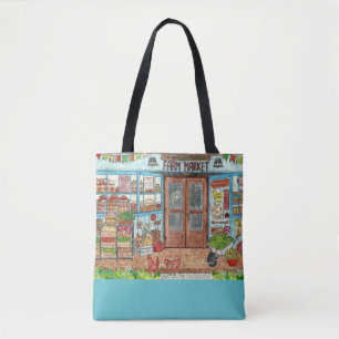 Bauer Market Country Store Aquarelltasche