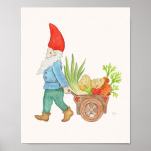 Bauer Market Gnome Art Prints Poster