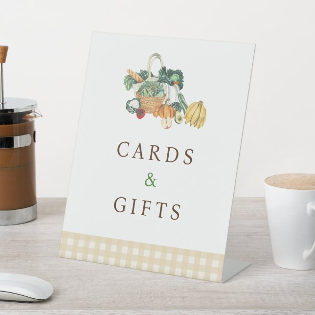 Bauer Market Party Karten und Geschenke Sockelschild (In SItu)