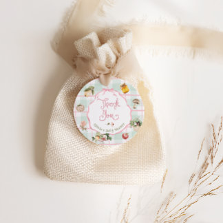 Bauer Market Pink Girl Baby Dusche Vielen Dank Geschenkanhänger