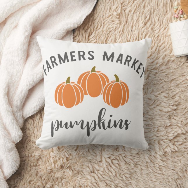 Bauer Market Pumpkins Kissen (Decke)