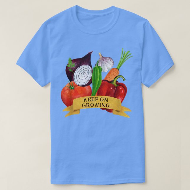 Bauer Markt Gartenbaubetriebe Vegetar T-Shirt (Design vorne)