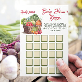 Bauer Markt Grown Baby Shower Bingo Game