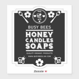 Bauer Markt Honigprodukte Aufkleber