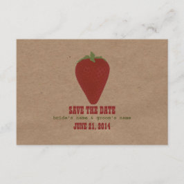 Bauer Markt Inspiriert Hochzeitsrabatt | Erdbeere Einladung